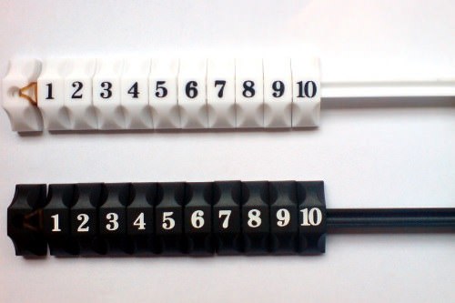 Foosball Scorers indicating score in foosball