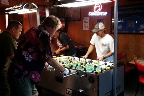 Foosball professionals, intermediates and amateurs