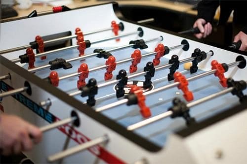 Traning Foosball is the key to success