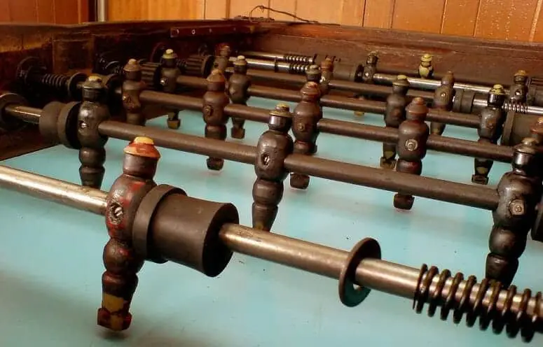 Antique Foosball Table Figures