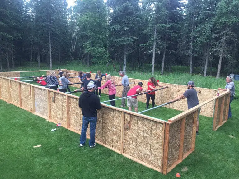 Human Foosball Bored? Need to Try this!