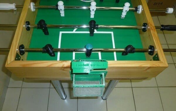 Foosball table.